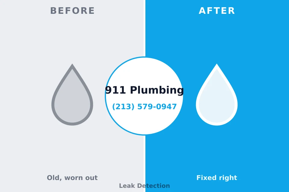 Before and after: plumbing repair McNair, VA